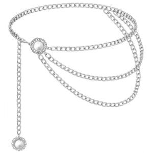 Multilayer Metal Waist Chain Long Tassel Chain Belt Body Belly Link For Women🐹